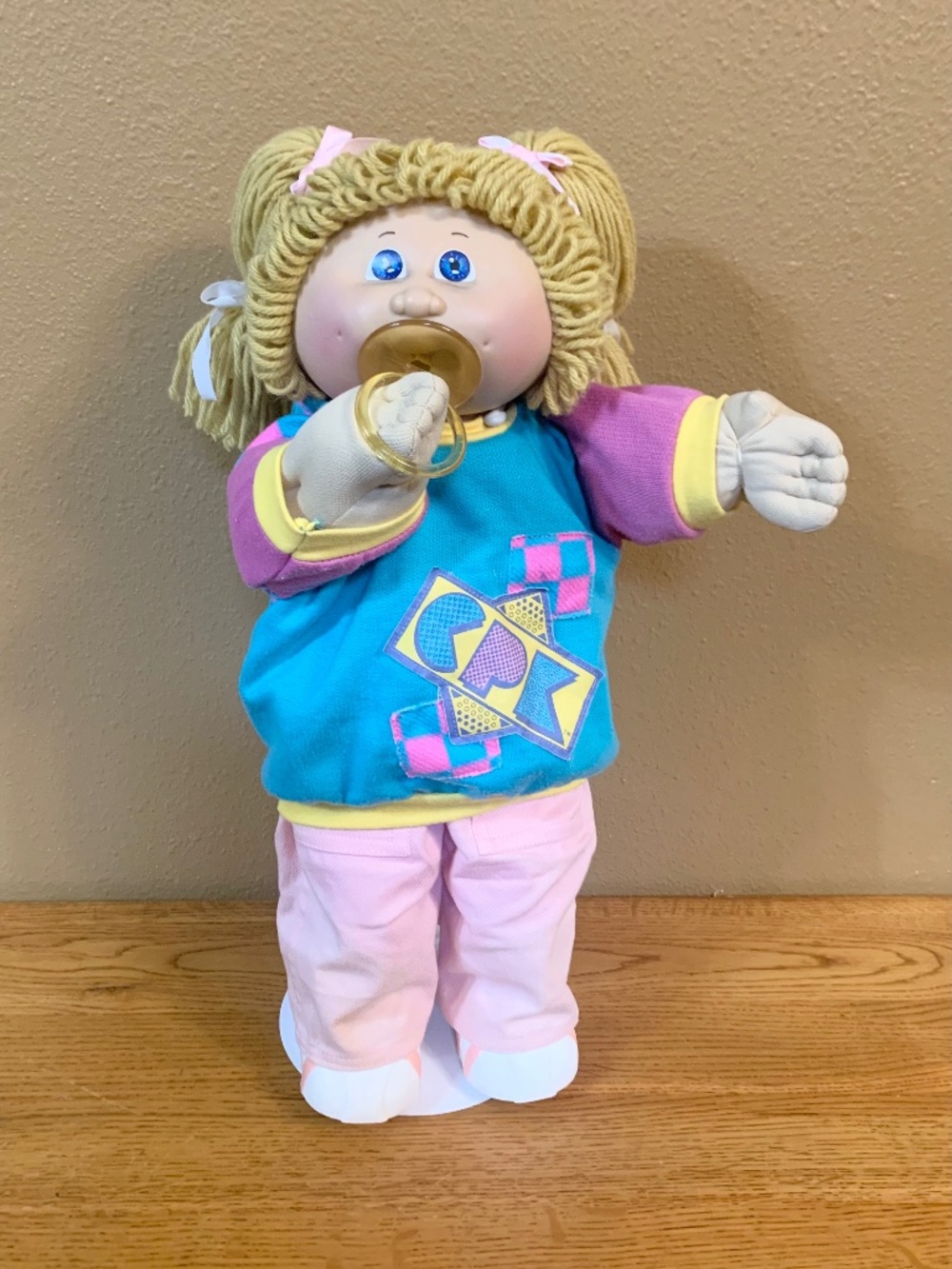 Vintage Cabbage Patch Kids Doll With Pacifier
